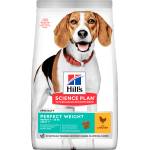 Hill's Суха храна за регулиране на теглото при кучета от средни породи Hill's Science Plan Perfect Weight Medium Adult, с пилешко - 2 kg