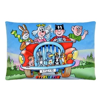 Moravská Ústredňa Vankúš Štvorlístok auto 32x21