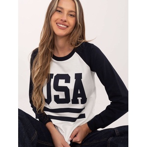 Rue Paris Дамски суичър класически модел 222557 Rue Paris
