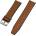 Xmart Силиконова каишка Xmart - Watch Band Leather, 22 mm, кафява (15024)