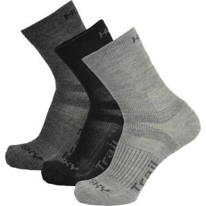 HUSKY Чорапи HUSKY Trail 3 Pack, черно/антрацит/светло сиво (hsk-HT0-0178-002)