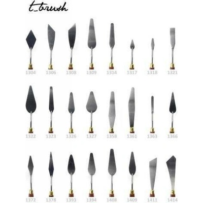 Umělecké malířské špachtle (T-brush) Velikost 1409