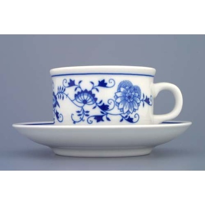 Dubí Cibulák šálka a podšálka BEN B + ZB cibulový porcelán originálny cibulák 230 ml