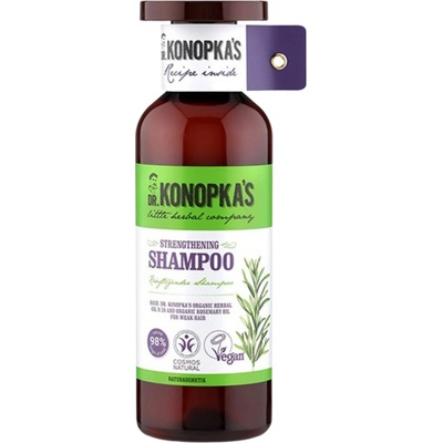 Dr. Konopka certifikovaný bylinný posilňujúci šampón na oslabené vlasy 500 ml