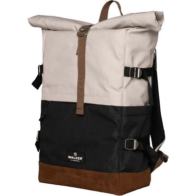 Walker Batoh Roll-up Two Popcorn/Black, béžová/černá 30 l