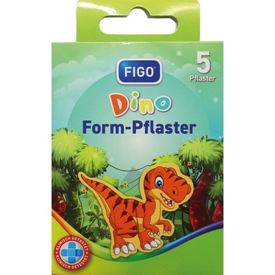 Figo Dinosaurier detské vodeodolná náplasť 5ks