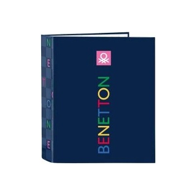 Benetton Папка с пръстени Benetton Damero Морско син A4 27 x 33 x 6 cm