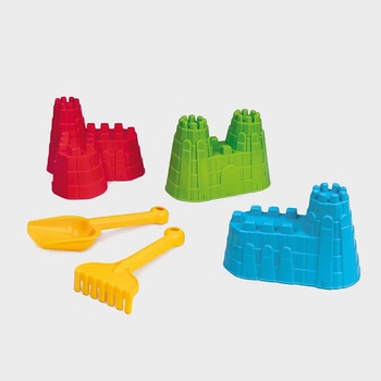 Marioinex Мини комплект за плаж с цветни формички на замък (902 646)