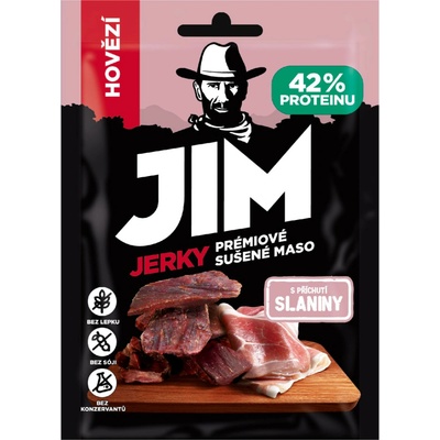 Jim Jerky Jerky hovězí slanina 23 g