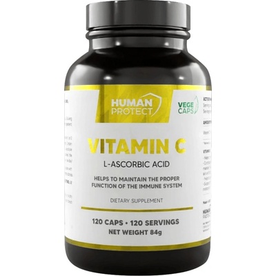 Human Protect Vitamin C 500 mg | L-Ascorbic Acid [120 капсули]