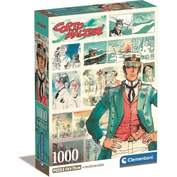Clementoni - Puzzle Corto Maltese: Adventure sailor - 1 000 piese
