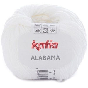 Katia Alabama 1 White Плетива прежда (752-1-KATIA)