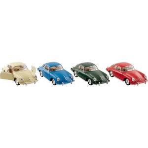 Goki Метален автомобил Goki - Porsche 356 B Carrera, Асортимент (12285)