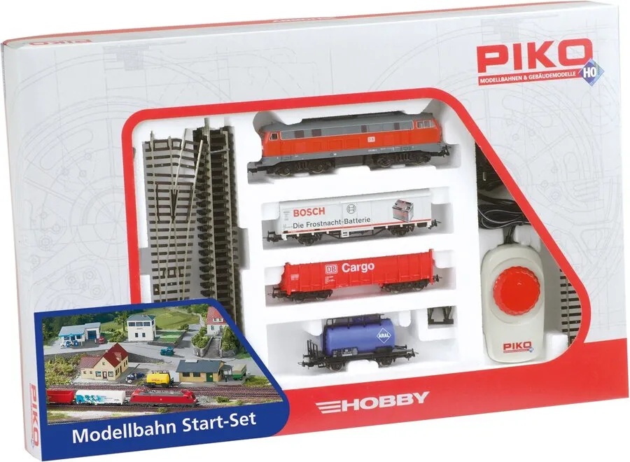 Piko Товарен влак с дизелов локомотив Piko BR 218 DB (57154) от