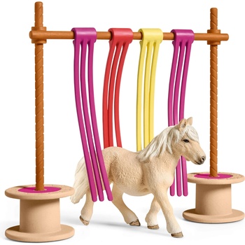 Schleich Комплект Schleich Farm World Horses - Пони със завеса (42484-02990)