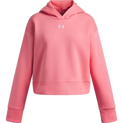 Under Armour Rival Fleece Crop růžová