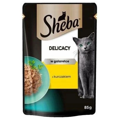 Sheba Delicacy kousky s kuřecím masem v želé 85 g