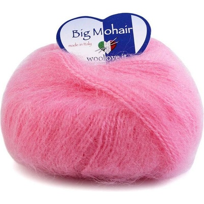 Pletací příze Big Mohair 25 g Varianta: 4 (14) růžová, Balení: 1 ks 42299/80186/191850
