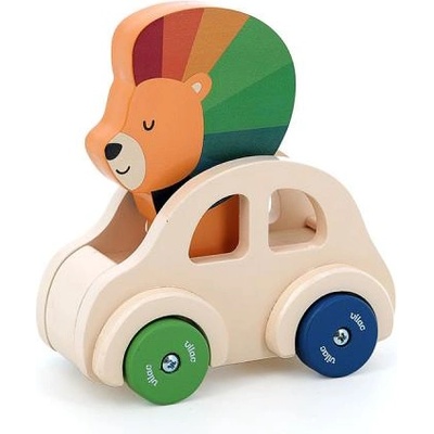 Vilac Дървена кола с клаксон Лъв