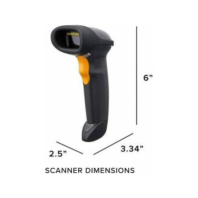 Zebra Баркод скенер Symbol LS2208, Кабел и стойка