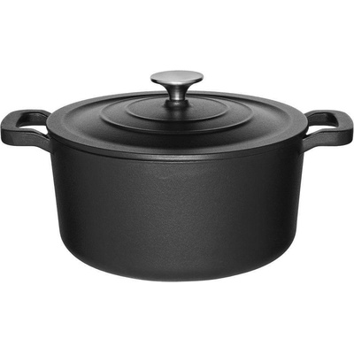 Maku Kitchen Life Чугунена тенджера maku с капак и емайлирано покритие - Ø24 х 12.5 см (tb maku 295734)