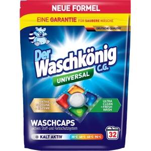 Waschkonig WaschKönig капсули за пране Universal - 32 бр