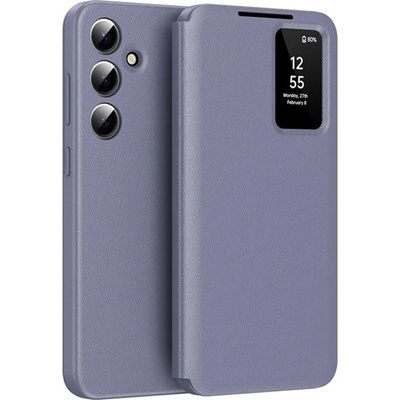 Gigapack Samsung S25 GIGAPACK Ток с активна стойка FLIP, Smart View Cover, LILA GP-166920 (GP-166920)