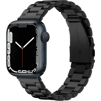 Image 1 of Spigen Стомамена верижка за Apple Watch 4/5/6/7/8/SE/Ultra 1/2 (42/44/45/49 mm) от Spigen Modern Fit Band - Черна (8809613768824)