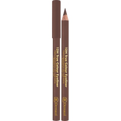Dermacol 12H True Colour Eyeliner dlhotrvajúca ceruzka na oči 4 Light Brown 2 g
