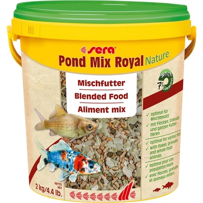 Sera Икономична опаковка: 2x10l Sera Pond Mix Royal Nature храна за езерни риби