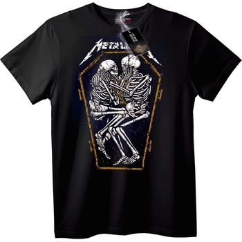 NOONEBRAND METALLICA Тениска Метални Скелети Танц - 2XL, Black