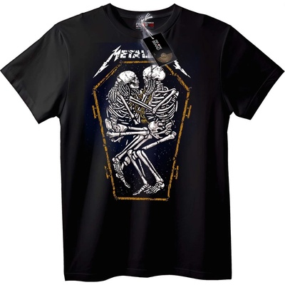 NOONEBRAND METALLICA Тениска Метални Скелети Танц - 2XL, Black