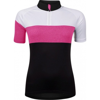 Force VIEW krátky čierno-bielo-ružový dámsky