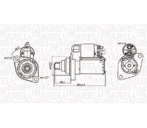 Startér MAGNETI MARELLI 063721347010