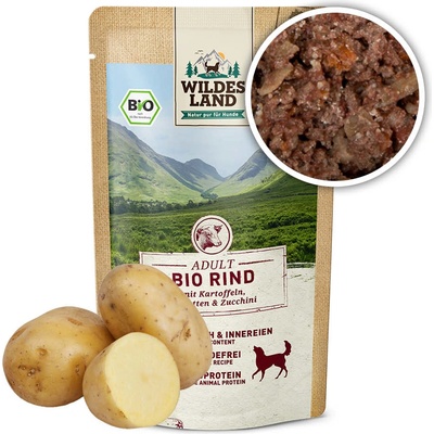 Wildes Land Adult Hovězí maso s bramborem Bio 125 g