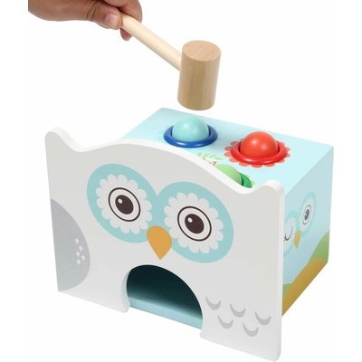 Hope Toys Drevená zatĺkačka Sovička (HT0018)