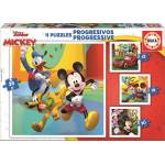 Educa - Puzzle 4v1 Mickey & Friends - 1 - 39 piese