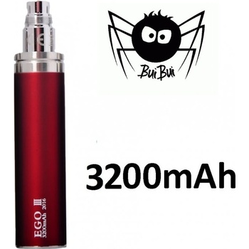 BuiBui GS eGo III baterie Red 3200mAh