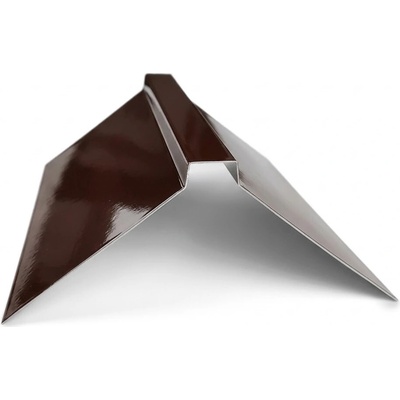 !Protec hrebenáč Design pozink 15,5 cm RAL 8017 Čokoládovo hnedá 1 m