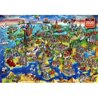 AnaTolian Evropský svět 1500 dílků