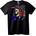 NOONEBRAND Тениска Череп и птица трайбъл - 2XL, Black