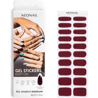 NEONAIL Easy On Gel Stickers Стикери за нокти с използване на UV/LED лампа цвят M05 20 бр