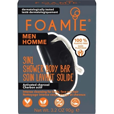 Foamie Men What A Man 3-In-1 Shower Body Bar 90 g
