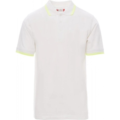 PAYPER skipper 000073-0021 / Поло тениска с къс ръкав - бяло/неоново жълто xxxl (0000730021000133xl)