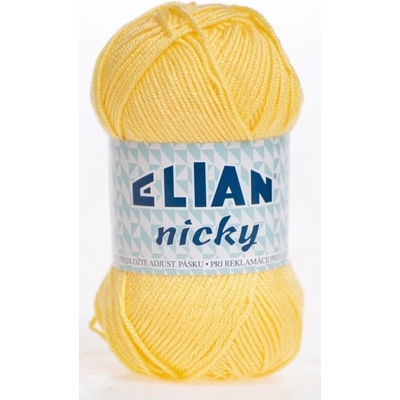 VSV Pletací příze Elian Nicky 364 - žlutá