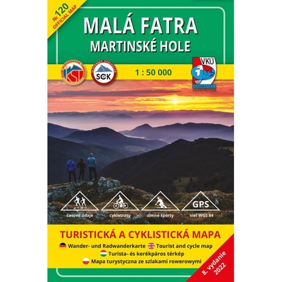 VKÚ Harmanec Malá Fatra - Martinské hole - mapa č. 120