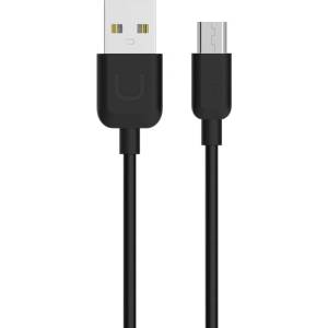 USAMS Кабел U-Turn microUSB, черен, 2A (Usa000190)