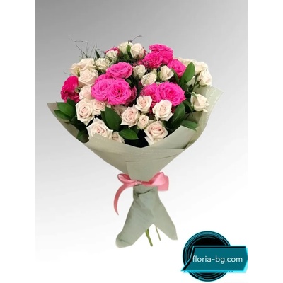 БУКЕТ СПРЕЙ РОЗА