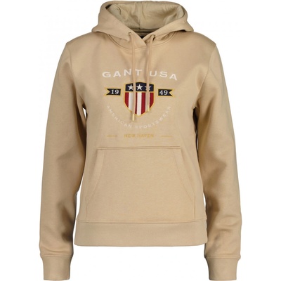 Gant D1. Banner Shield Hoodie zelená
