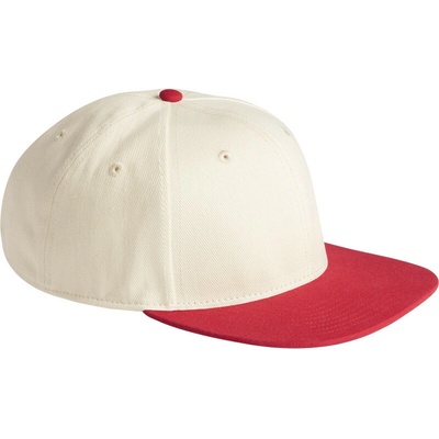 Beechfield B 662 6 panelová COT530662s9899-natural/red Natural/červená